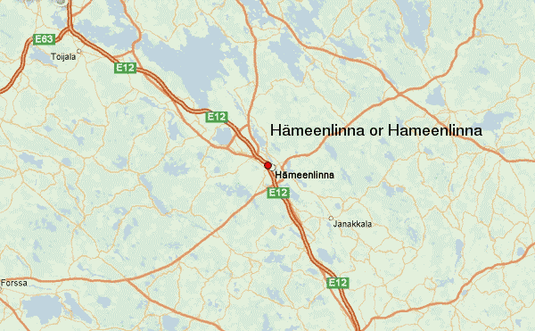 Hameenlinna carte